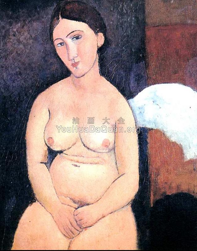 Seated Nude - 阿米地奥·莫迪里阿尼
